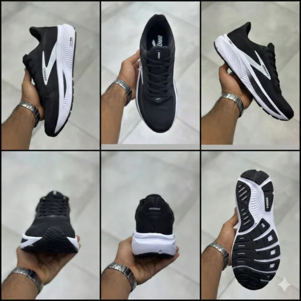 بروکس گوست 17 مشکی سفید Brooks Ghost 17 Black Grey White 110442-1D-090