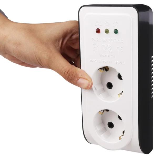 محافظ برق یخچال و فریزر 2 خانه ارت دار پارت الکتریک 2834 - تصویر 5