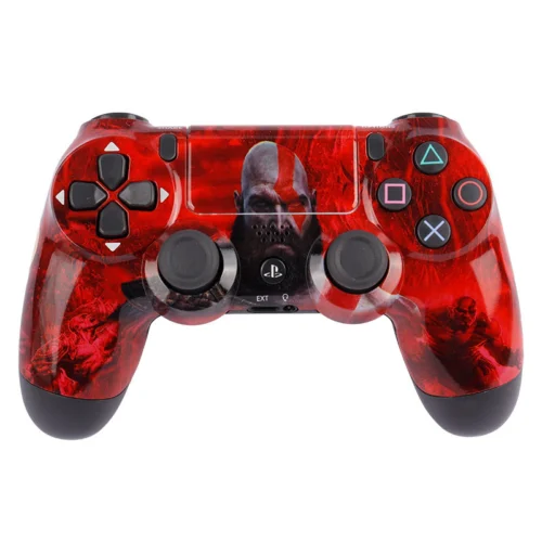 دسته بازی بی سیم SONY PlayStation 4 DualShock 4 High Copy طرح God of War کد 4