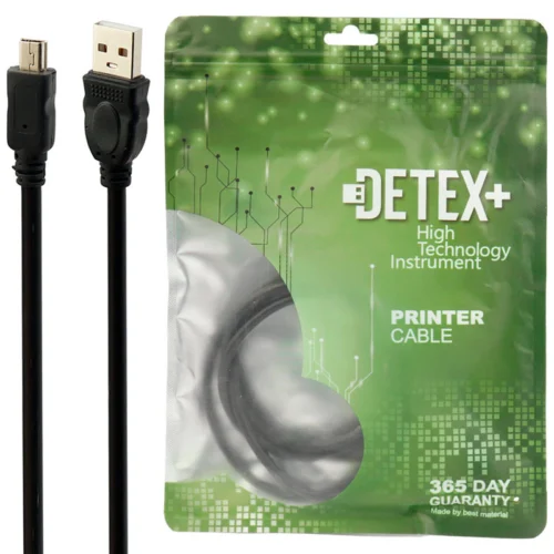 کابل مینی یو اس بی دیتکس پلاس +Detex طول 1.5 متر