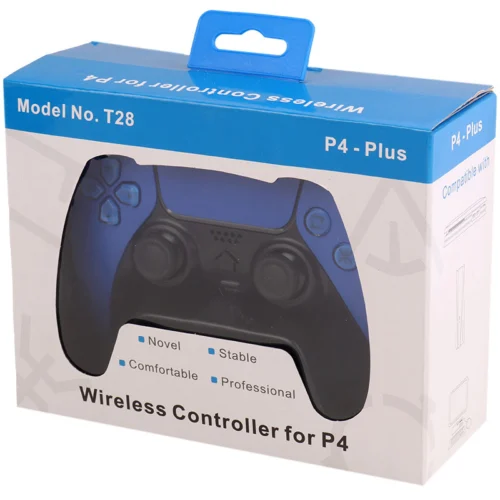 دسته بازی بی سیم طرح پلی استیشن فایو P4-Plus T28 PS4 / PC