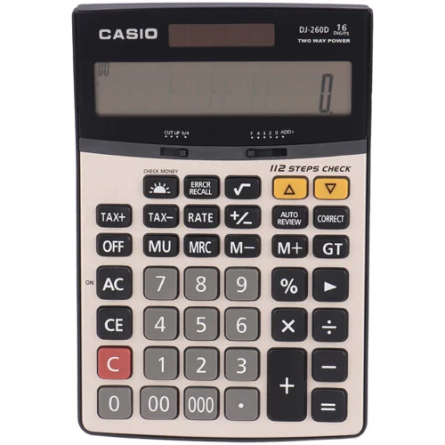 ماشین حساب کاسیو Casio DJ-260D