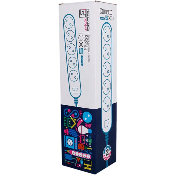 چند راهی 5 خانه فروزش FR355 با کابل 2.8 متری