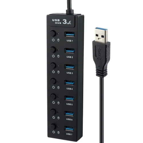 هاب 7 پورت USB 3.0 کی نت K-H9 K-HUAMH907