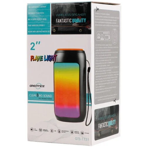 اسپیکر بلوتوثی رم و فلش خور Greatnice GTS-1731 - تصویر 2