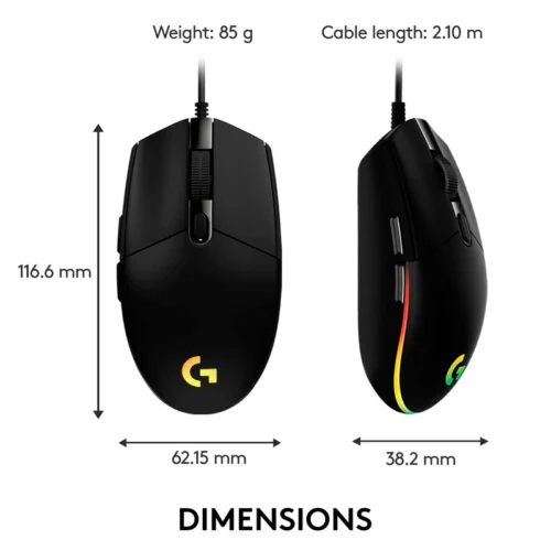 موس گیمینگ لاجیتک G102 Lightsync