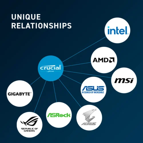 رم کامپیوتر کروشیال CT32G56C46U5 DDR5 32GB Single 5600MHz CL46