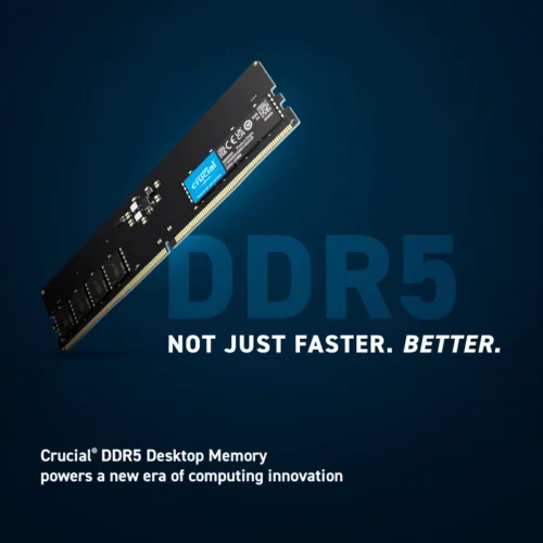 رم کامپیوتر کروشیال CT32G56C46U5 DDR5 32GB Single 5600MHz CL46