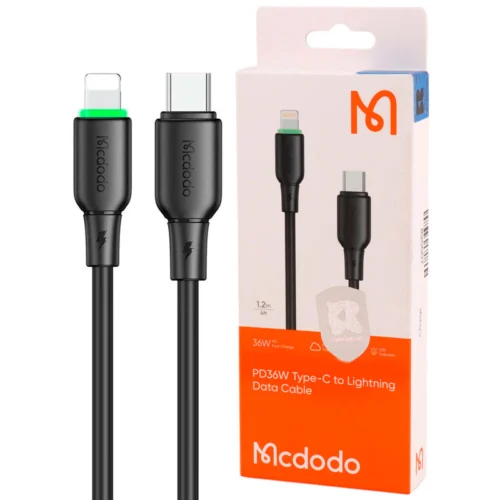 کابل تایپ سی به لایتنینگ فست شارژ 36 وات CA-476 طول 1.2 متر
