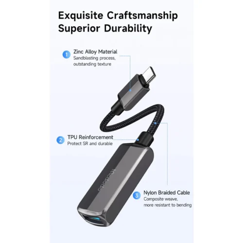 تبدیل USB OTG / تایپ سی به تایپ سی مک دودو CA-283