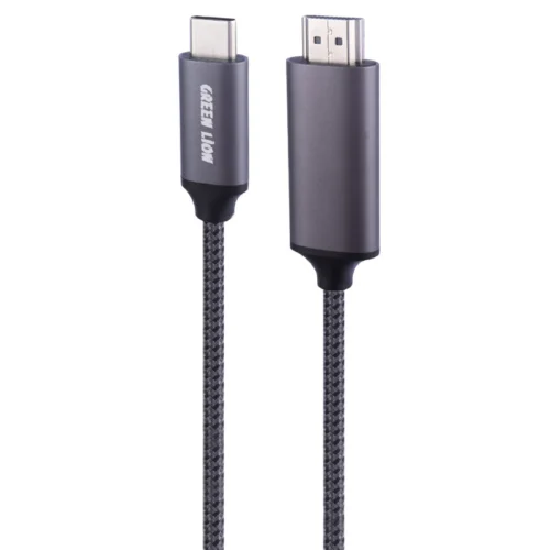 کابل تبدیل Type-C به HDMI 4K گرین لاین GN4KTCHDMIBK طول 2 متر