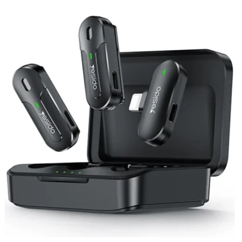 میکروفون یقه ای بی سیم دوتایی یسیدو KR16 Lightning
