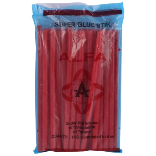 چسب حرارتی ضخیم رنگی ALFA بسته 1 کیلوگرمی