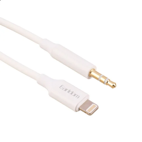 کابل تبدیل Lightning به AUX ارلدام ET-AUX62 طول 1 متر