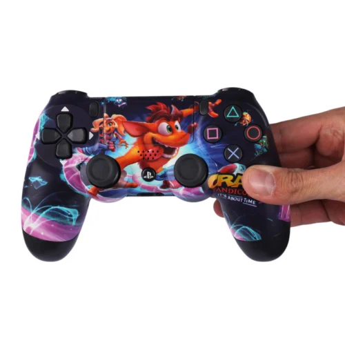 دسته بازی بی سیم SONY PlayStation 4 DualShock 4 High Copy طرح Crash کد 3