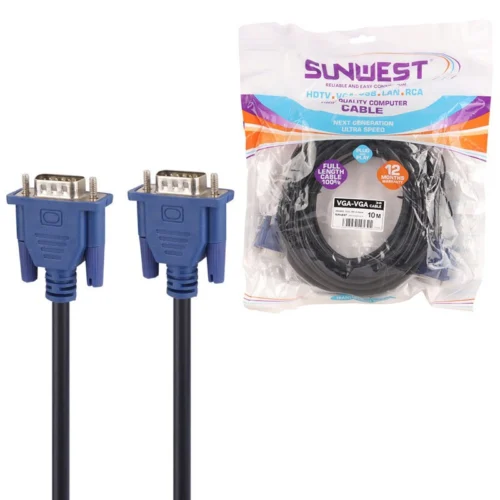 کابل VGA 3+6 سان وست Sunwest طول 10 متر