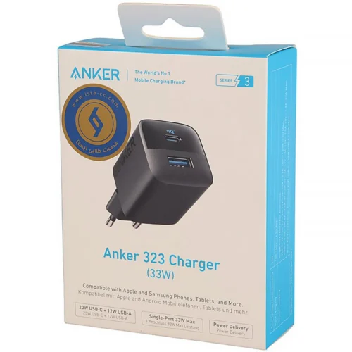 شارژر دیواری 33 وات انکر A2331 PD 5A