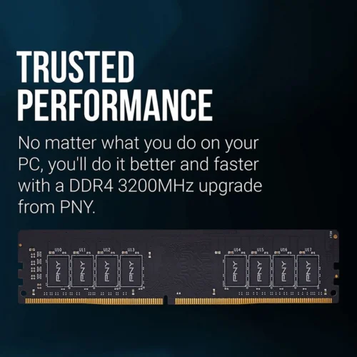 رم کامپیوتر پی ان وای Performance DDR4 16GB Single 3200MHz CL22