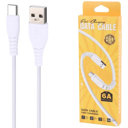 کابل تایپ سی فست شارژ 6 آمپر You Shenq Ku K-92 طول 1 متر