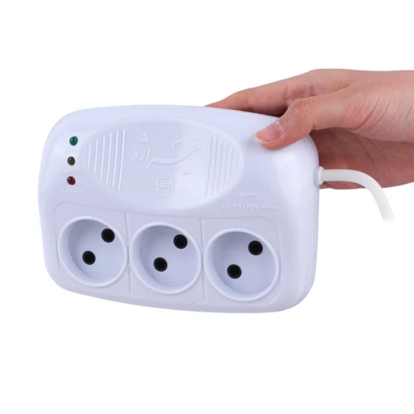 محافظ برق یخچال و فریزر 3 خانه تیراژه S4000 با کابل 1.8 متری - تصویر 4