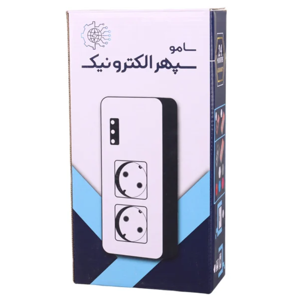 محافظ برق یخچال و فریزر 2 خانه ارت دار سامو سپهر الکترونیک SSE 100 با کابل 2.8 متری - تصویر 2