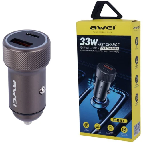 شارژر فندکی 33 وات اوی C-857