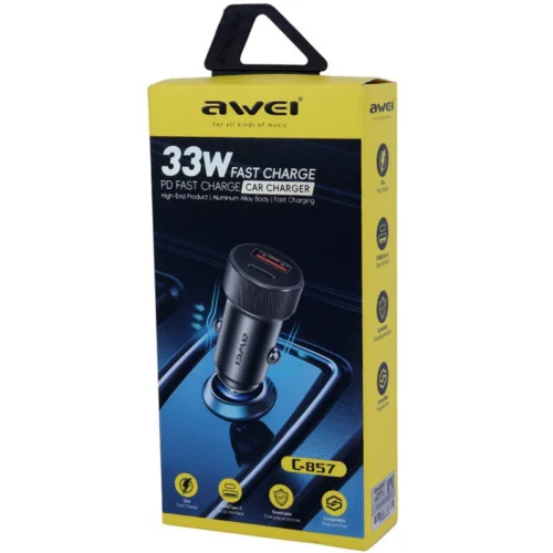 شارژر فندکی 33 وات اوی C-857