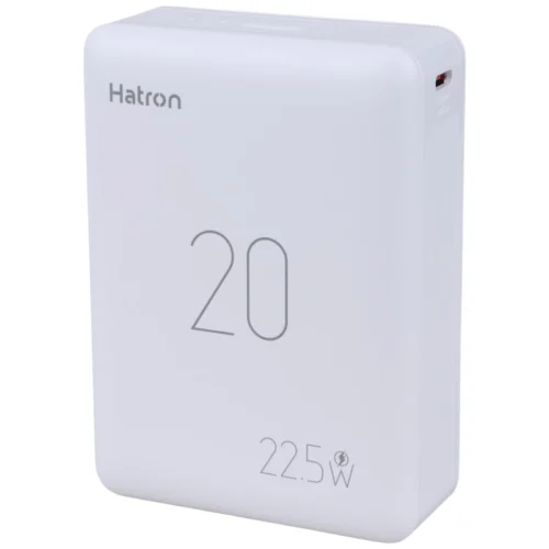 پاور بانک فست شارژ هترون HPB2060ME PD QC 22.5W ظرفیت 20000 میلی آمپر ساعت