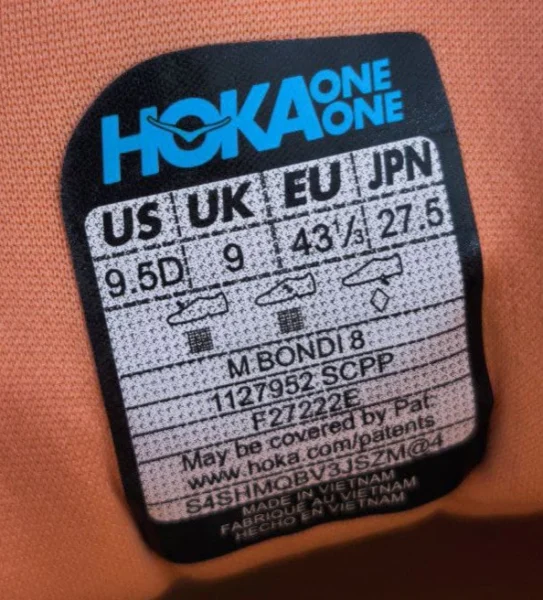 کفش هوکا باندی ۸ اصل ویتنام کیفیت مستر کوالیتی Hoka Bondi 8