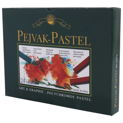 پاستل گچی 24 رنگ پژواک Pejvak