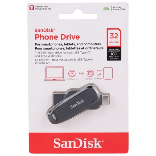 فلش 32 گیگ سن دیسک SanDisk Phone Drive OTG Type-C USB3.2