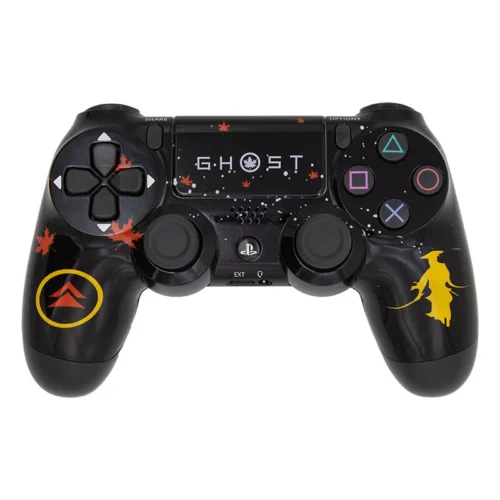دسته بازی بی سیم SONY PlayStation 4 DualShock 4 High Copy طرح Ghost of Tsushima