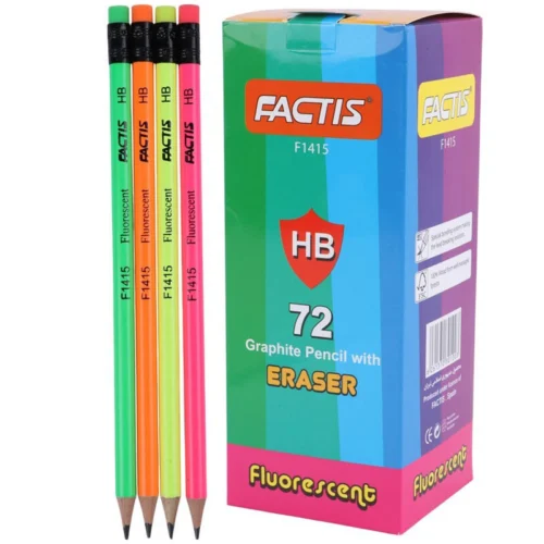 مداد مشکی فکتیس Factis F1415 بسته 72 عددی