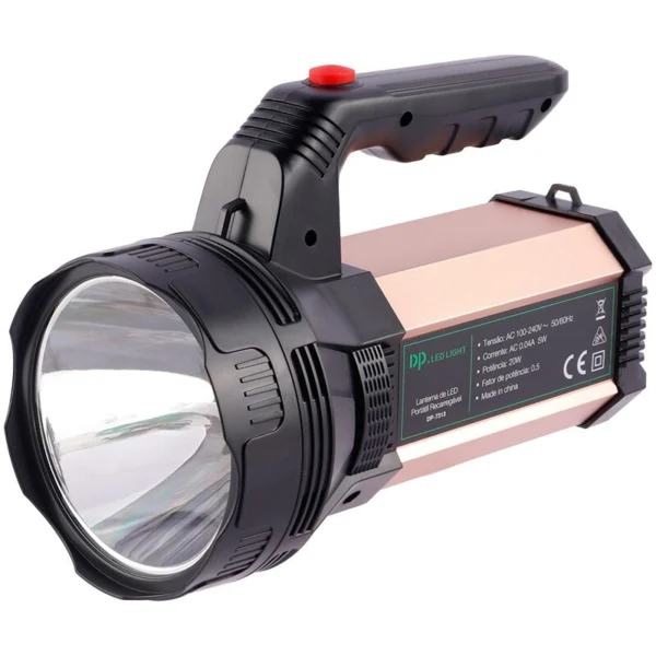 چراغ قوه شارژی DP.LED Light DP-7313 پک ضعیف