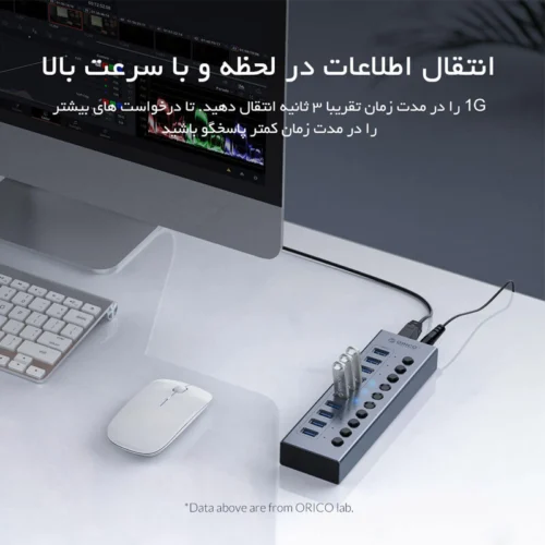 هاب 13 پورت USB3.0 اوریکو BT2U3-13AB