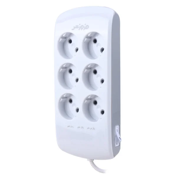 محافظ برق دیجیتال کامپیوتر و صوتی تصویری 6 خانه فروزش Lotus LT600D با کابل 1.8 متری
