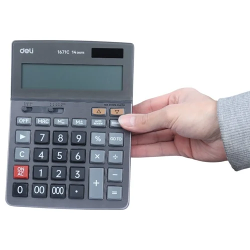 ماشین حساب دلی Deli 1671C - تصویر 5