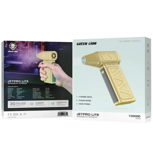 جت فن شارژی 180 وات گرین لاین Jet Pro Lite