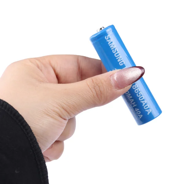 باتری لیتیومی شارژی Samsung 18650 3000mAh بسته 2 عددی کد 1