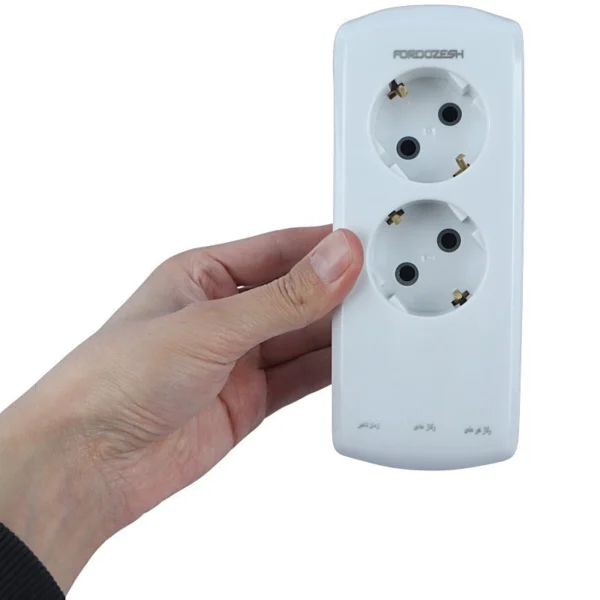 محافظ برق لباسشویی و ظرفشویی دیجیتال 2 خانه ارت دار فروزش Lotus LT200DW