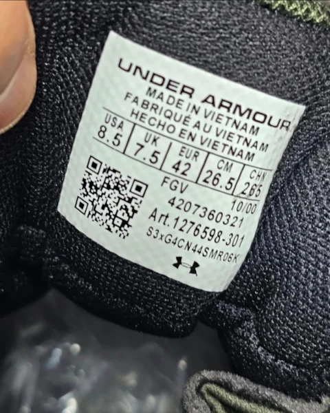 کفش ویتنامی گورتکس آندرارمور بوت وارداتی ویتنام فروش بصورت عمده و تک سایز ۴۰ تا ۴۵ under armour infil hike