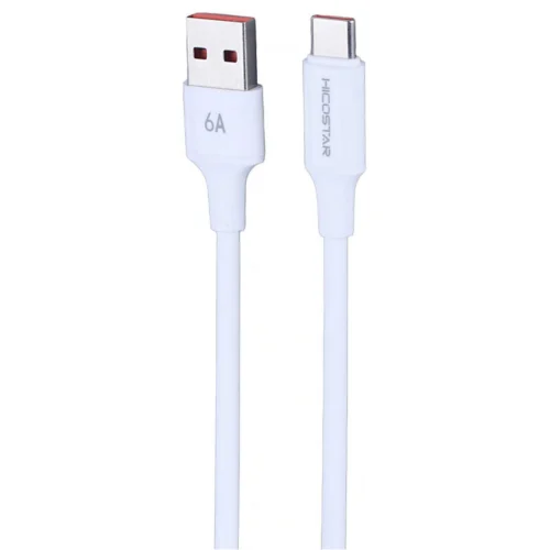 کابل تایپ سی فست شارژ 120 وات هایکو استار 185C طول 1 متر