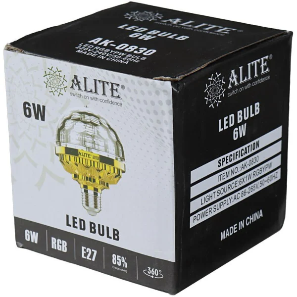 لامپ رقص نور Alite AK-0830 6W E27