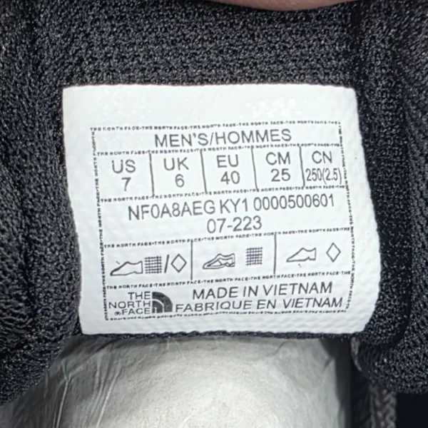 کتونی تریل رانینگ ویتنام نورث فیث the north face ضد آب و گورتکس زیره ویبرام طبیعتگردی و شهری سایز ۴۰ الی ۴۵