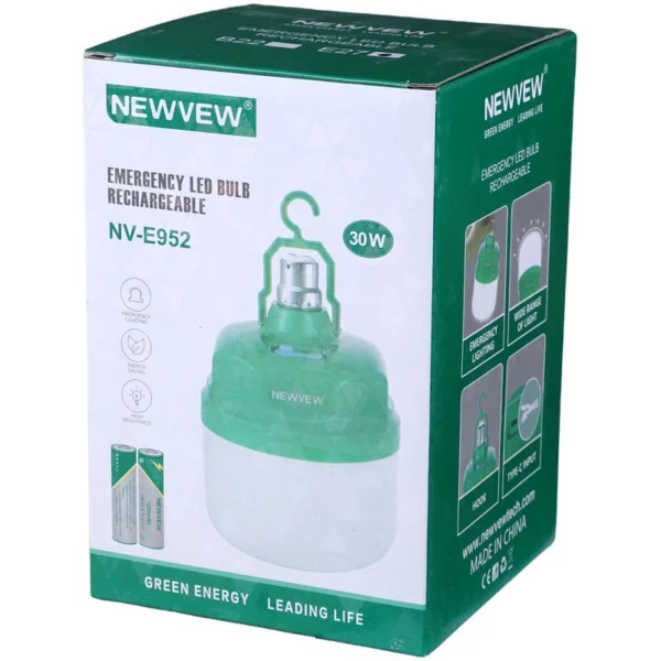 لامپ شارژی 30 وات Newvew NV-E952