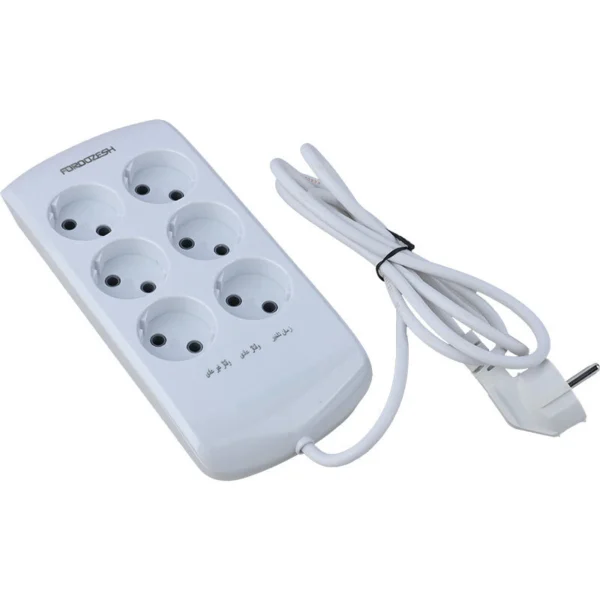 محافظ برق کامپیوتر و صوتی تصویری 6 خانه فروزش Lotus LT600 با کابل 1.8 متری - تصویر 6