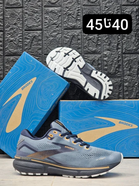 کتونی بروکس گاست ۱۵ مردانه سایز ۴۰ تا ۴۵ ساخت ویتنام Brooks Ghost 15