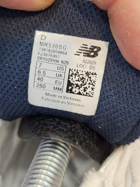 کتونی مسترکوالیتی نیوبالانس ۵۳۰ سایز ۳۸ الی ۴۵ New Balance 530 ساخت ویتنام فروش عمده و تک