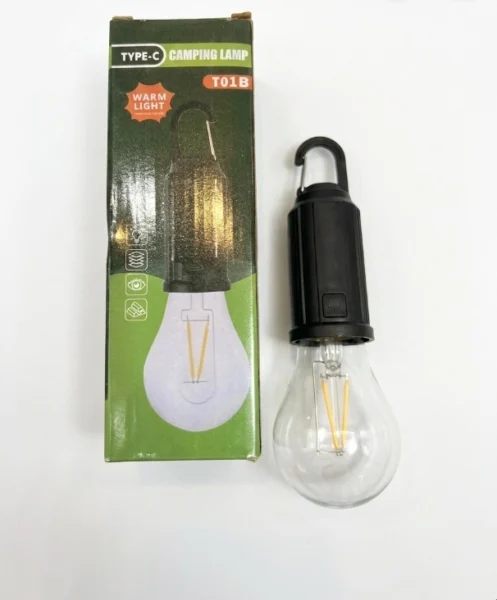 چراغ کمپینگ ادیسونی سولار دار مدل T01B با شارژ Type-C