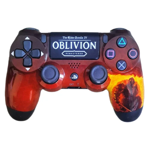 دسته بازی بی سیم SONY PlayStation 4 DualShock 4 طرح The Elder Scrolls IV Oblivion Remastered